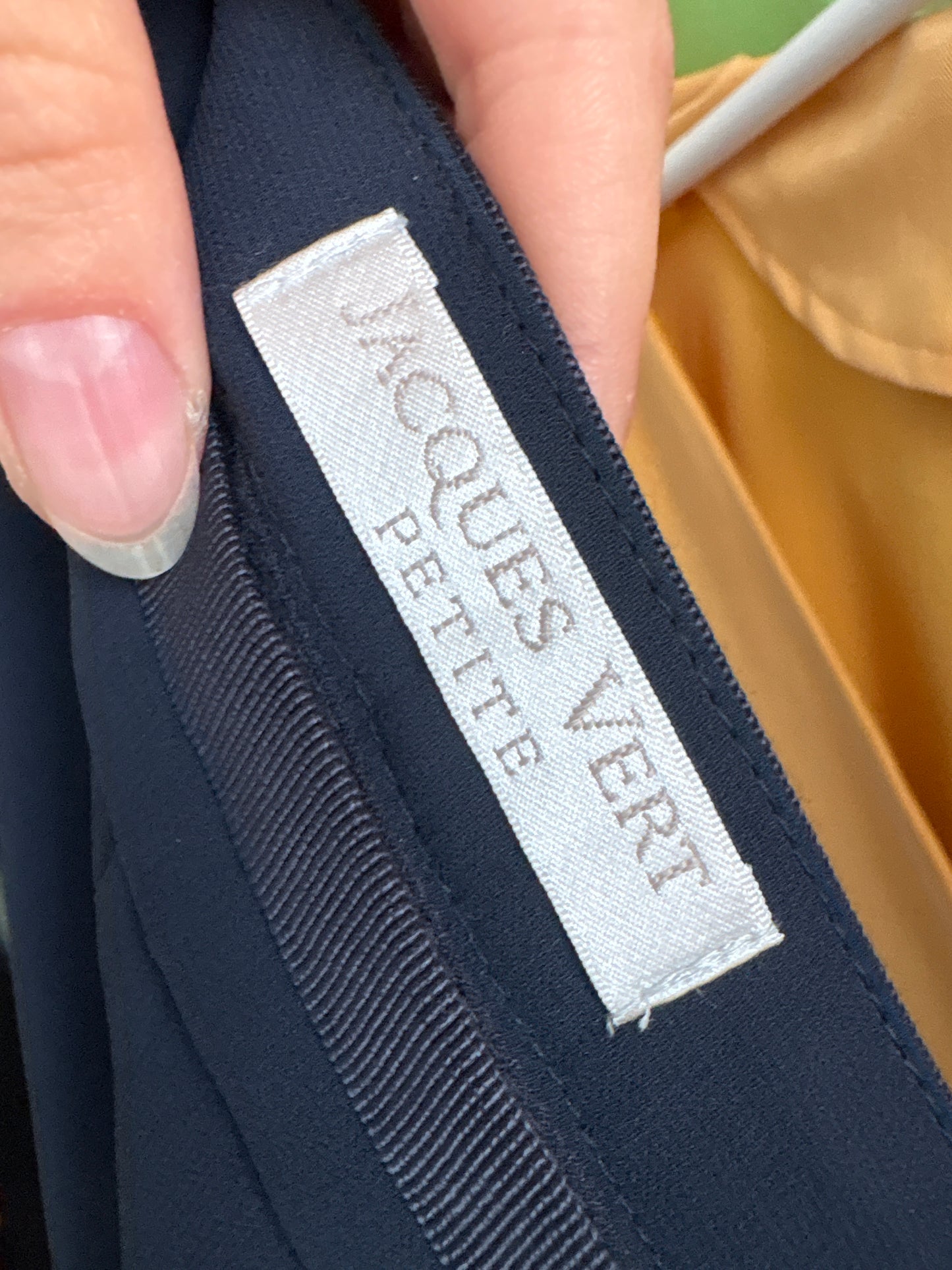 Pantaloni Navy palazzo din voal de la zi la cocktail cu talie ultra înaltă