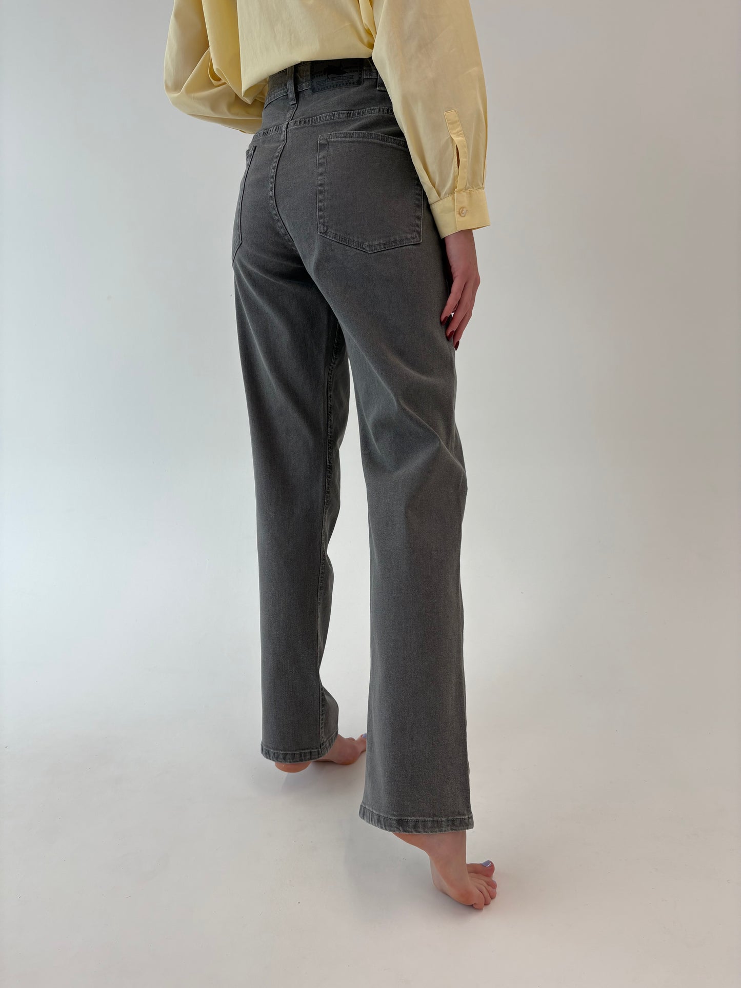 Jeans vintage premium tall confort modelatoricu talie înaltă elastică