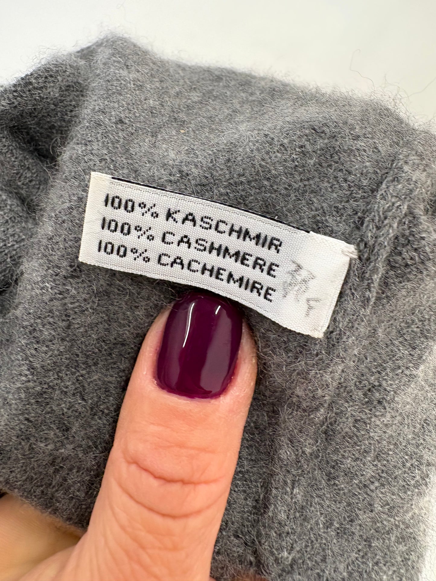 Maleta lunga din cașmir high end multiply de gata mi mare