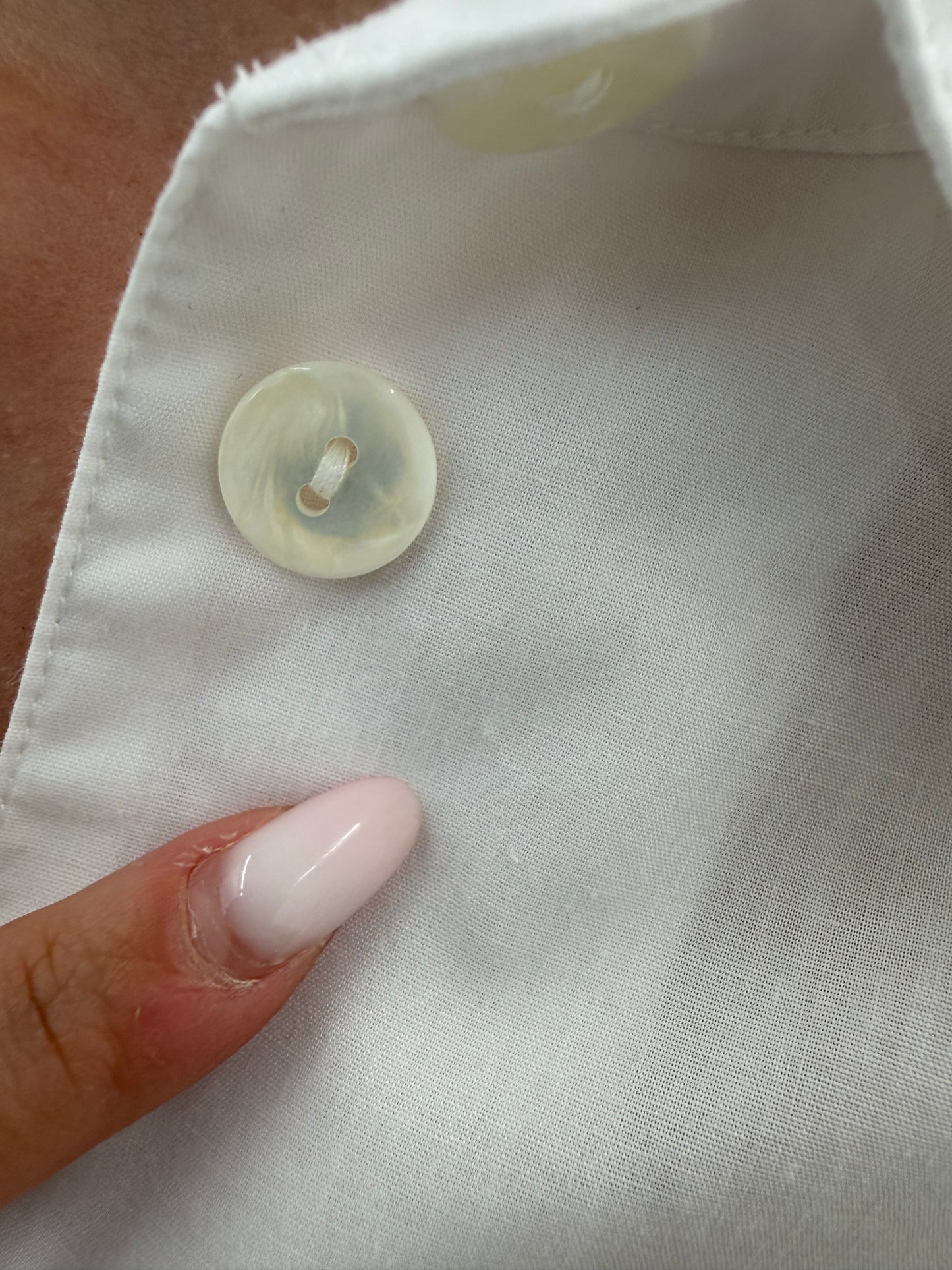 Cămașa din bumbac premium cu broderie anglaise