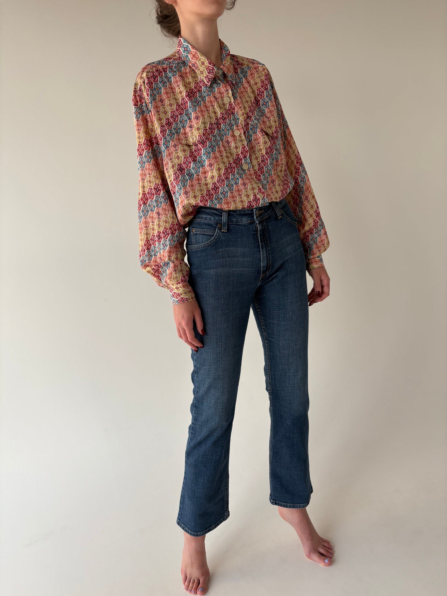 Jeans premium bootcut modelatori darker wash