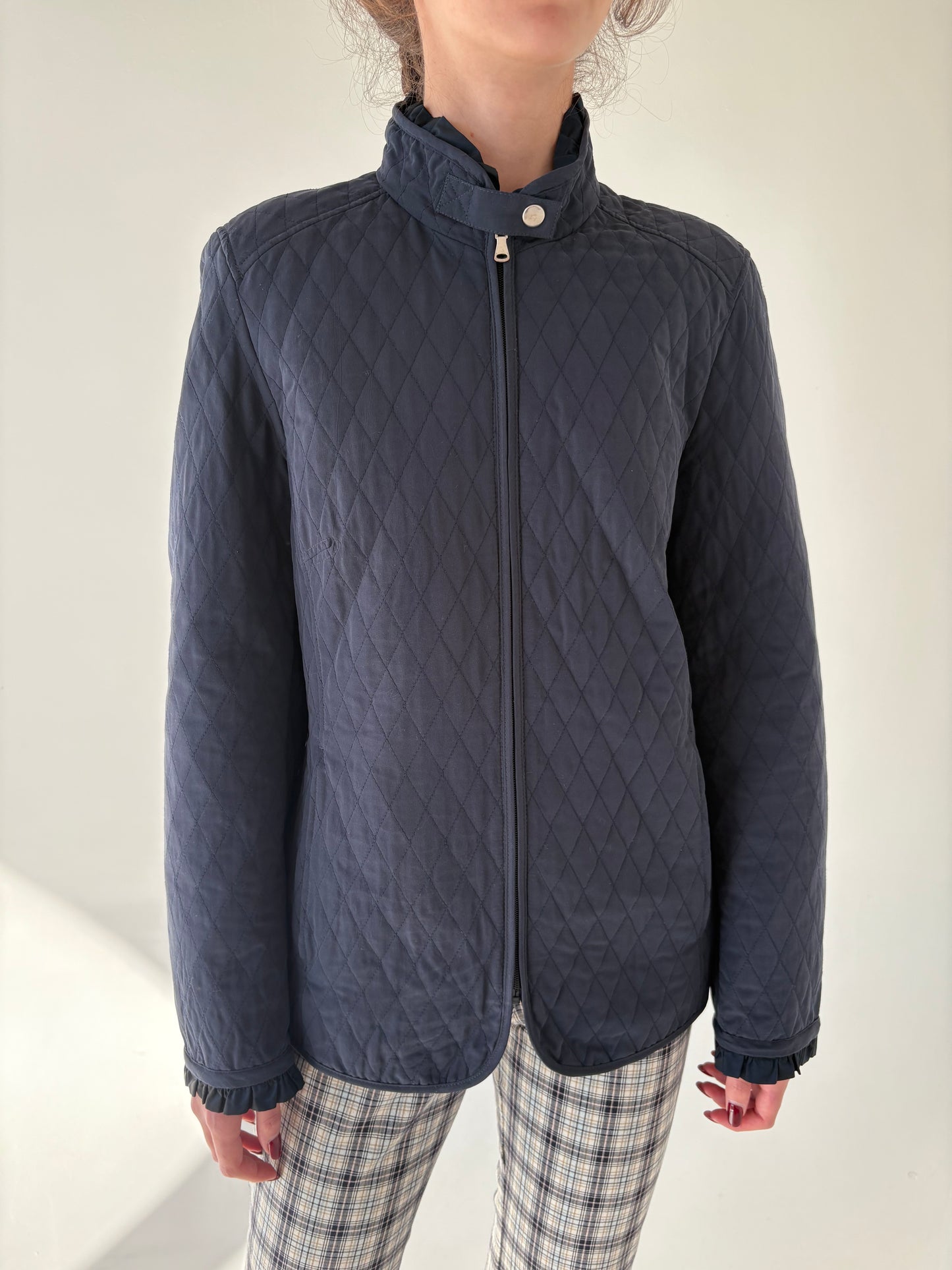 Jacheta matlasata smart casual  Navy blue