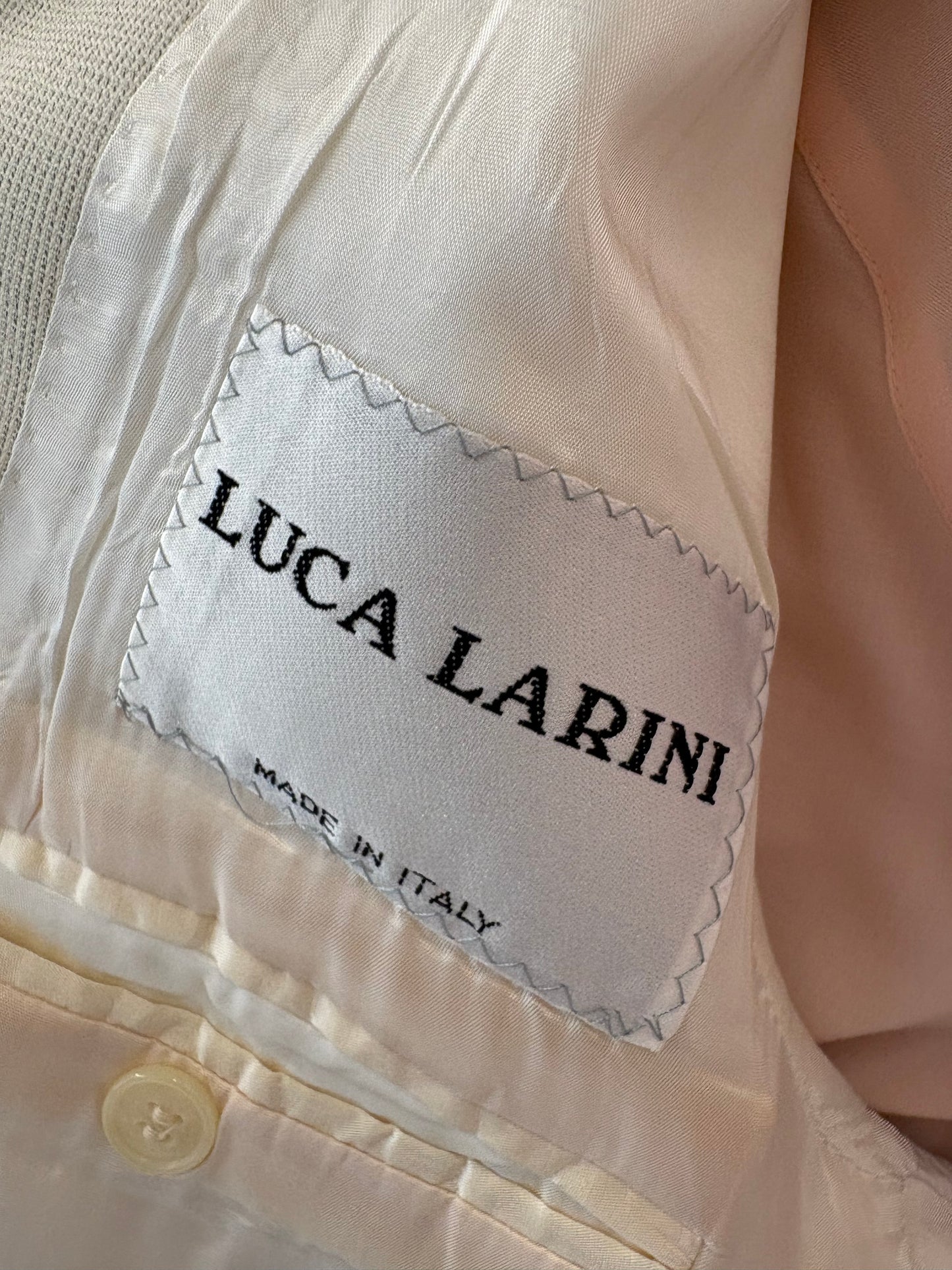 Sacou ultra premium italian off white silver gray din cea mai fină lana