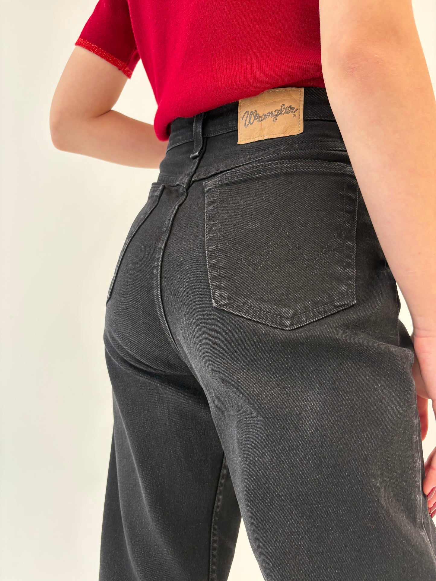 Jeans vintage premium modelator cu talie ultra înaltă mom fit