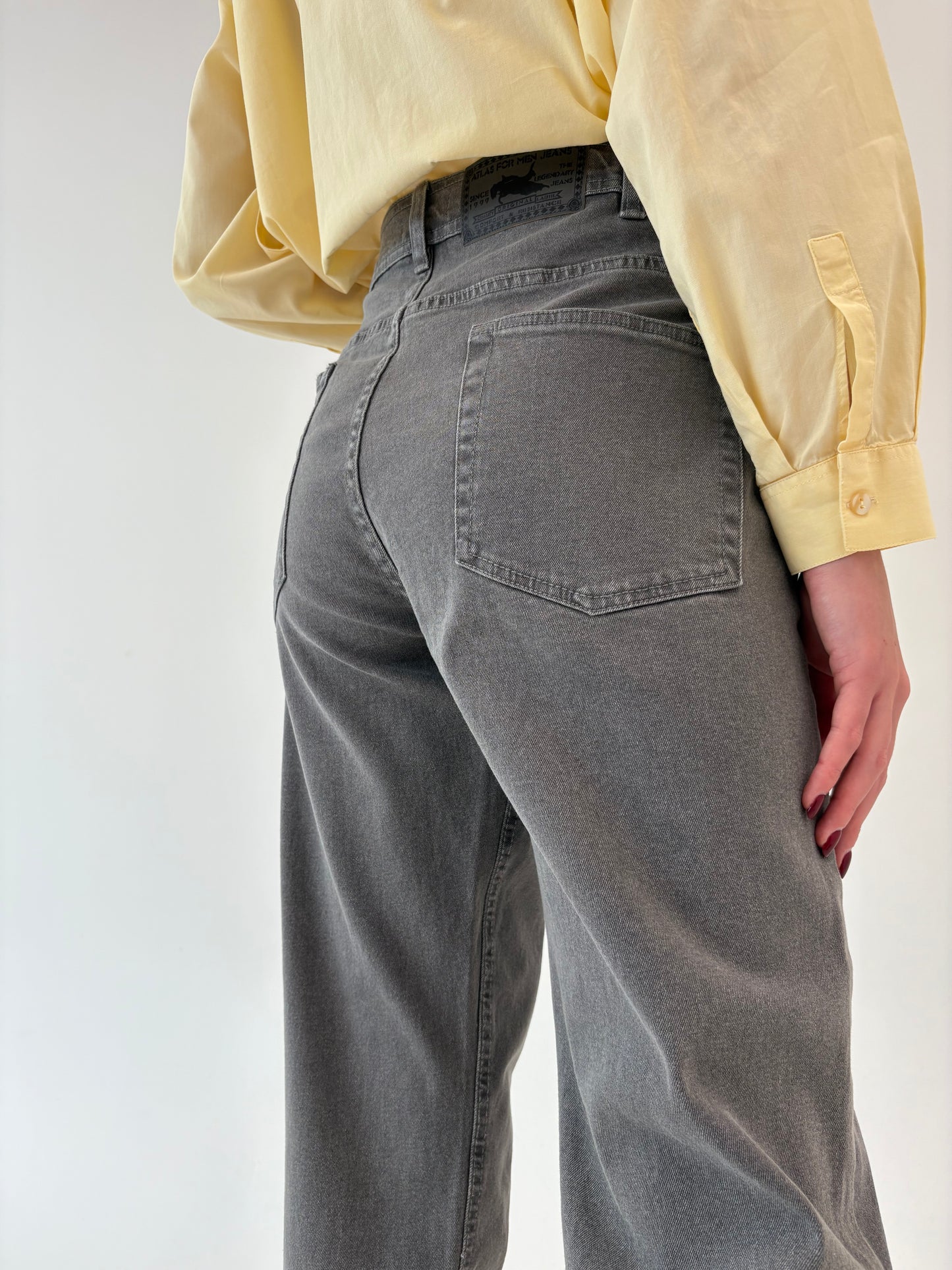 Jeans vintage premium tall confort modelatoricu talie înaltă elastică
