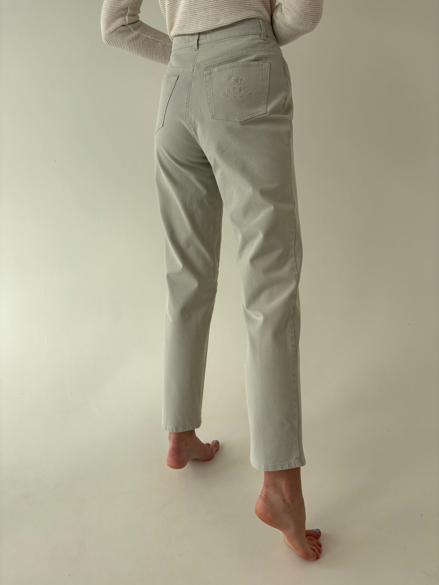 Jeans vintage premium off white ultra confort modelator mom fit