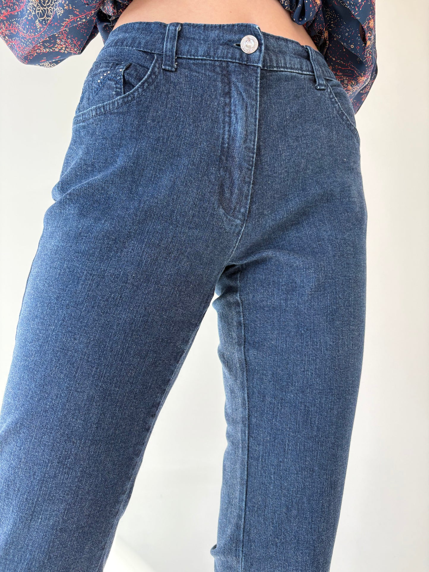 Jeans vintage confort modelatori dark wash