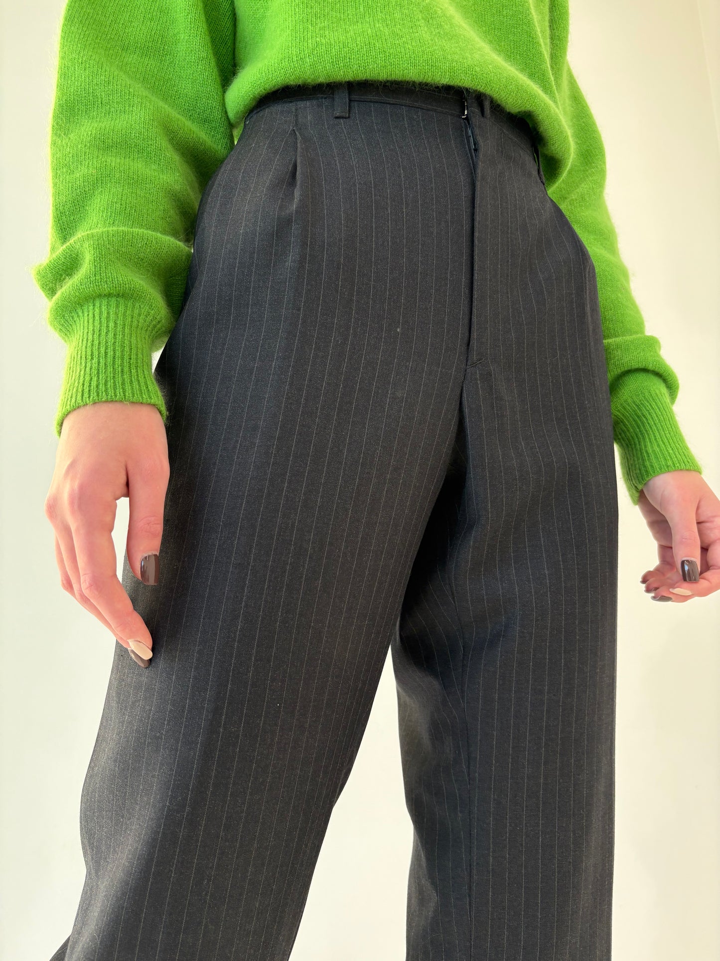 Costum ultra luxury din stofă Scabal couture italian Alta Moda