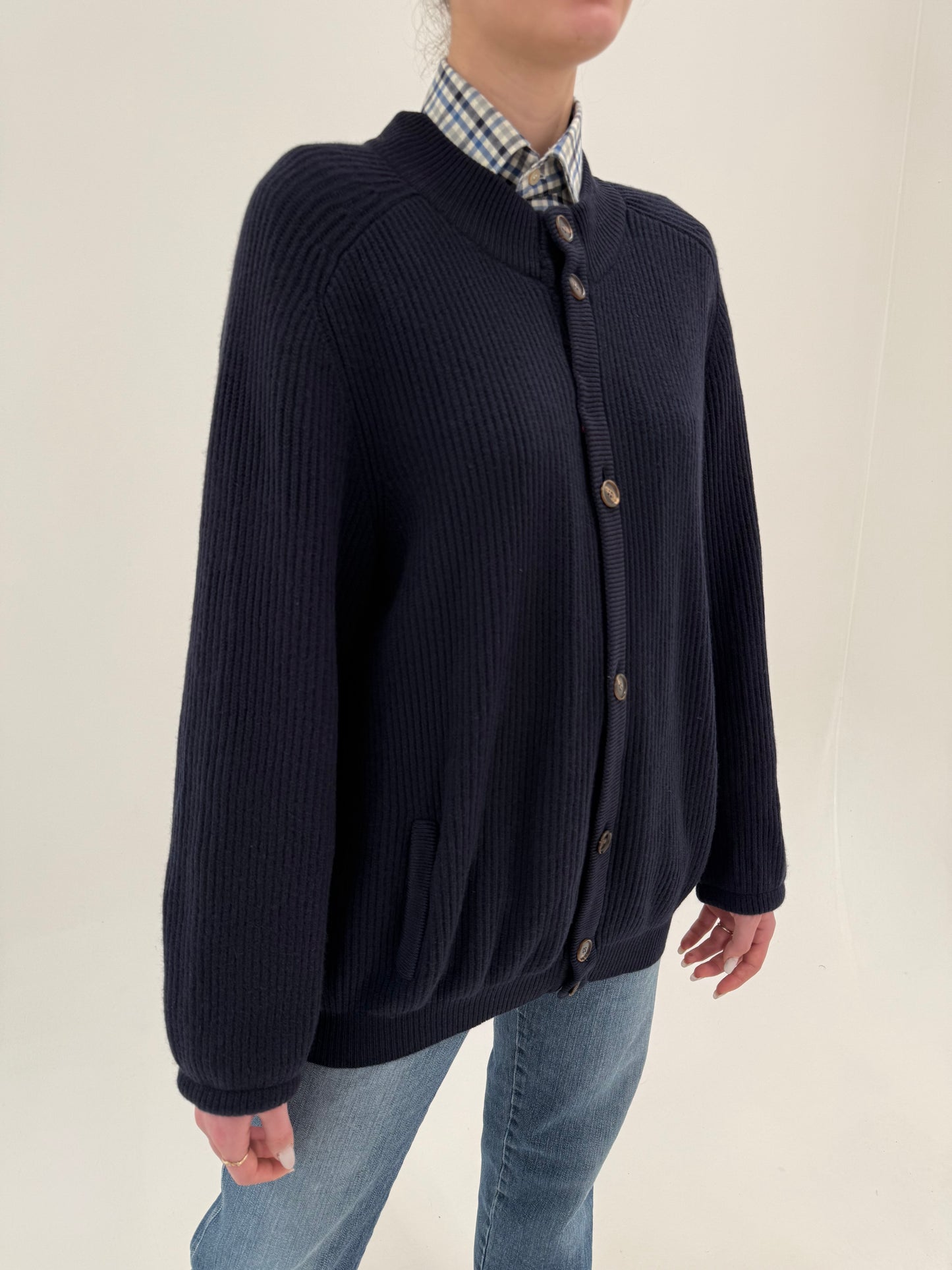 Jacheta Zegna din cașmir în croi tip bomber