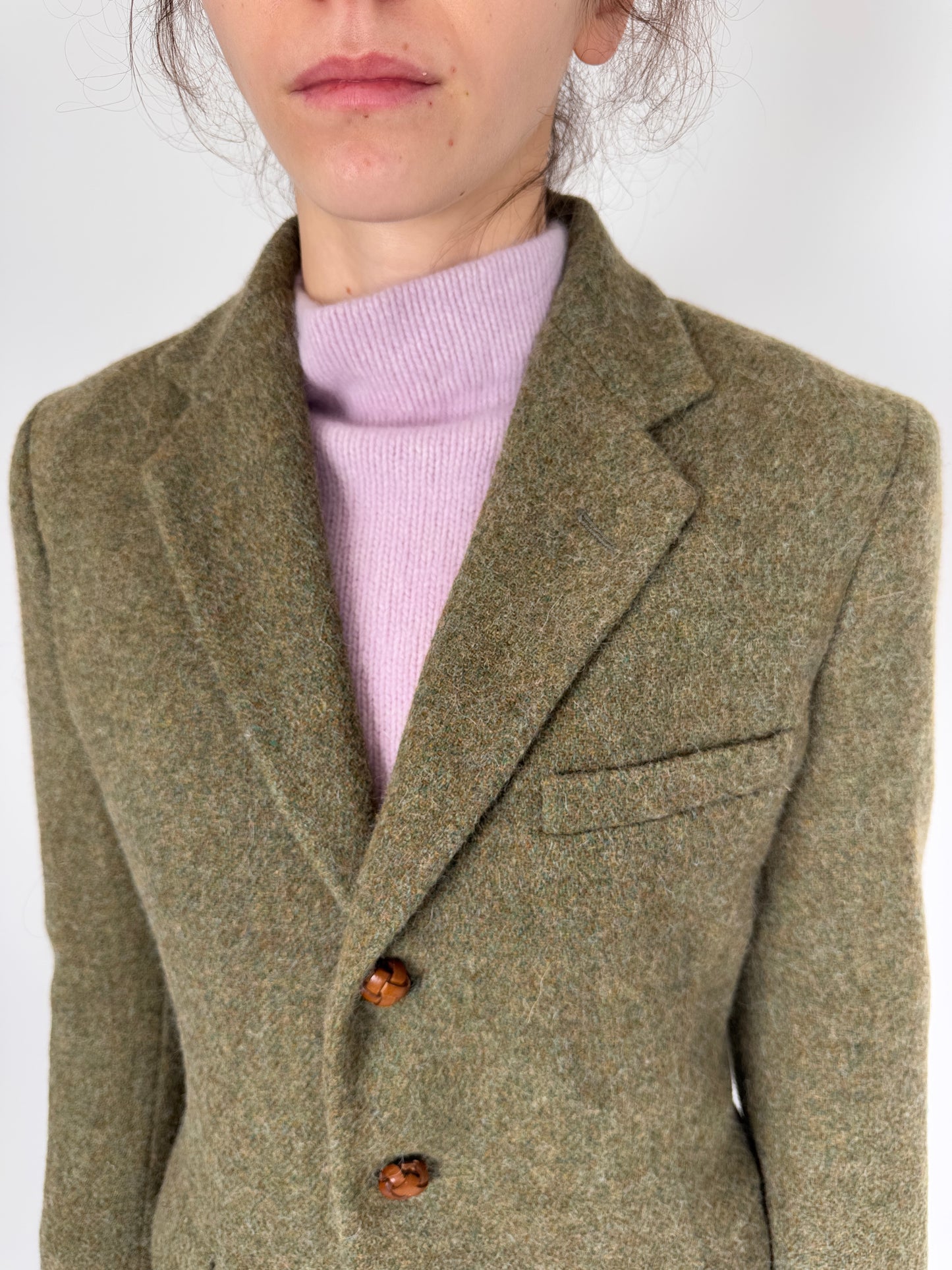 Sacou luxury cambrat Ralph Lauren din stofă plină de lana extrem de fină