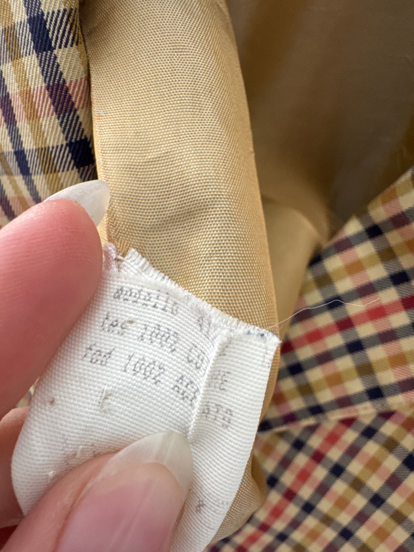 Sacou Herno luxury vintage camel în carouri din bumbac în croi clasic ușor cambrat