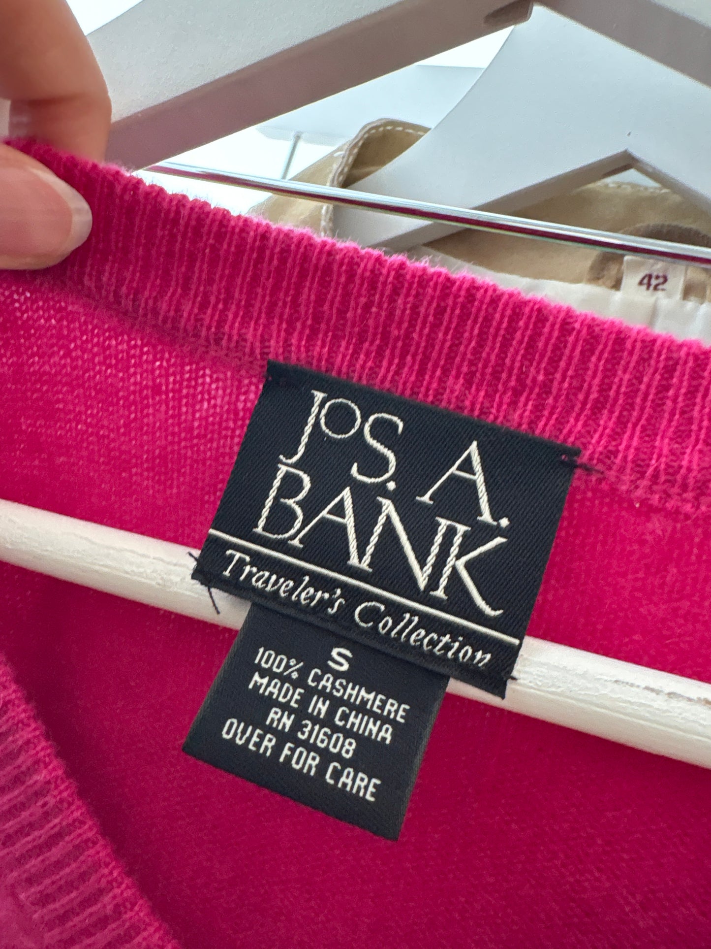 Top fucsia din cașmir in anchior si croi oversized