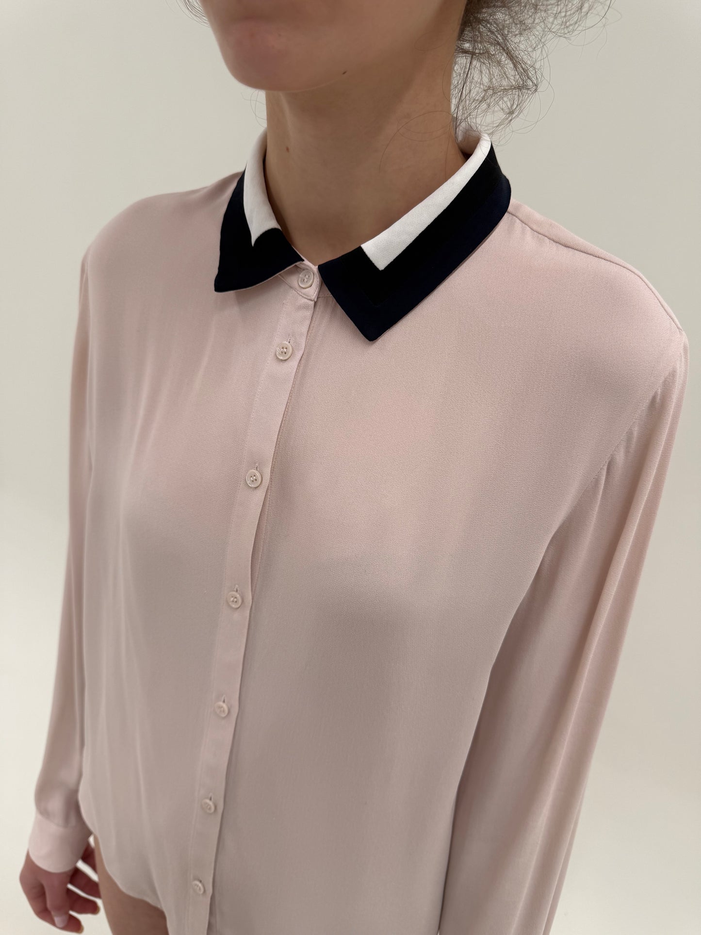 Cămașa Max & Co by Max Mara roz pudrat în croi lejer