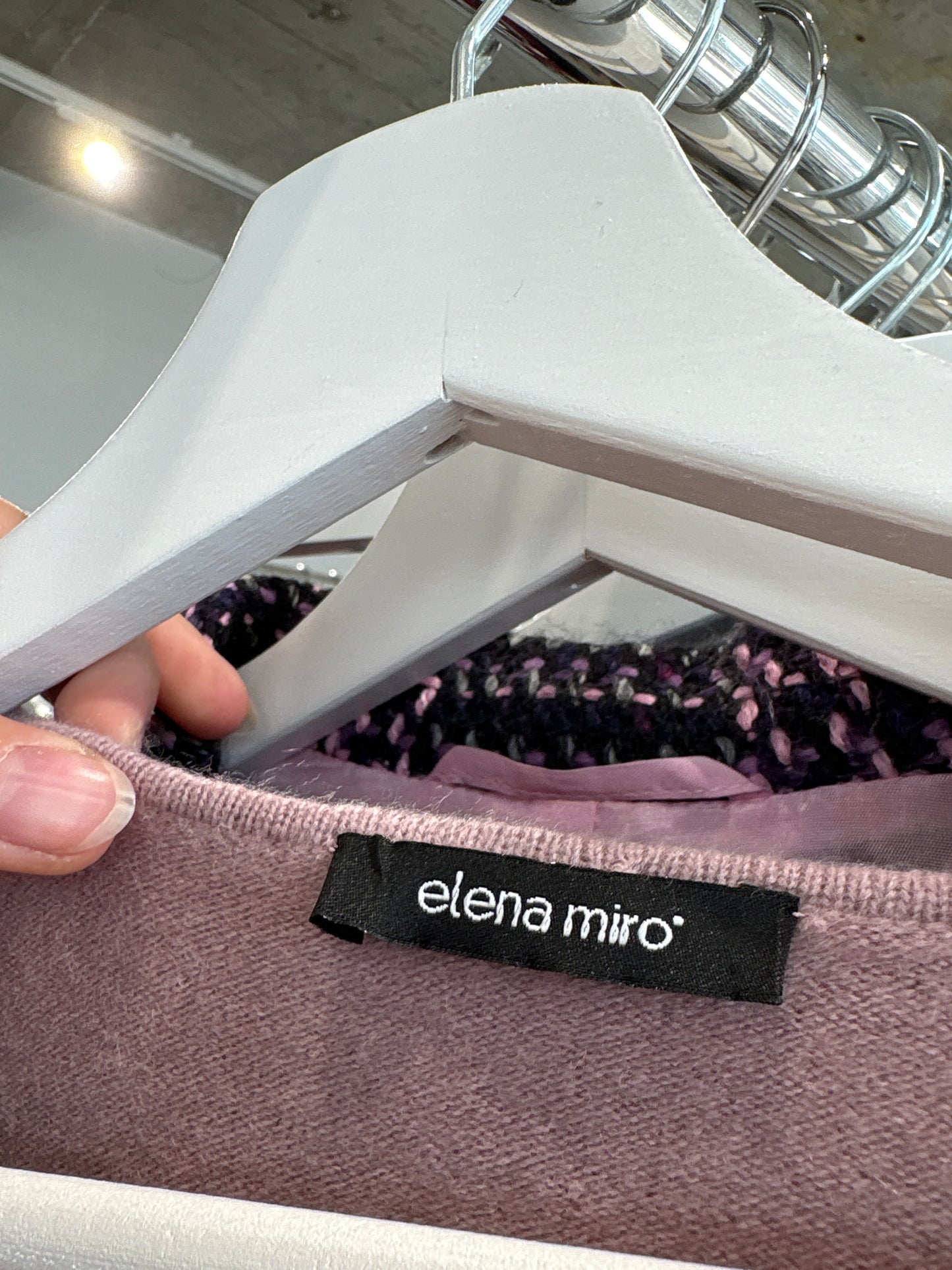 Pulover de brand luxury plus size Elena Miro dusty pink