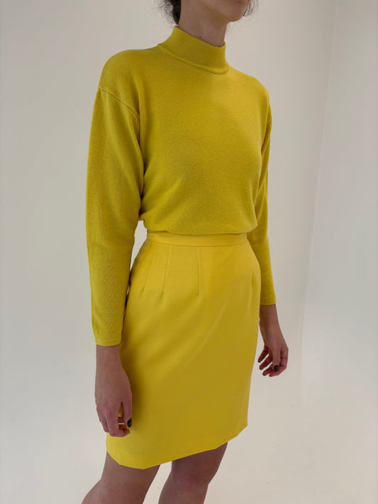 Fustă Max & Co by Max Mara conică cu talie ultra înaltă din lana extrafina