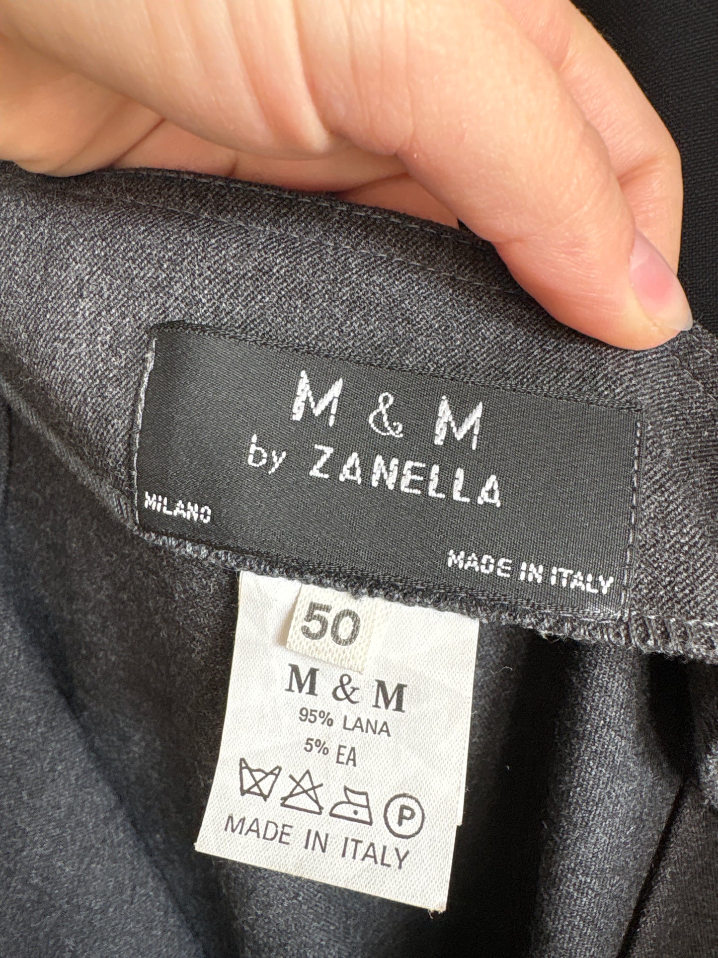 Fustă italiană din lana extrafina confort strech cu talie ultra înaltă