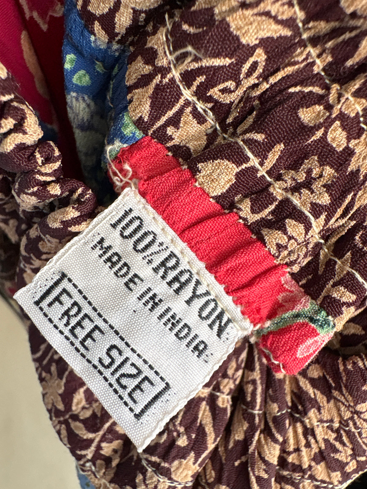 Fustă maxi in croi elaborat patchwork super vaporoasă cu talie elastică