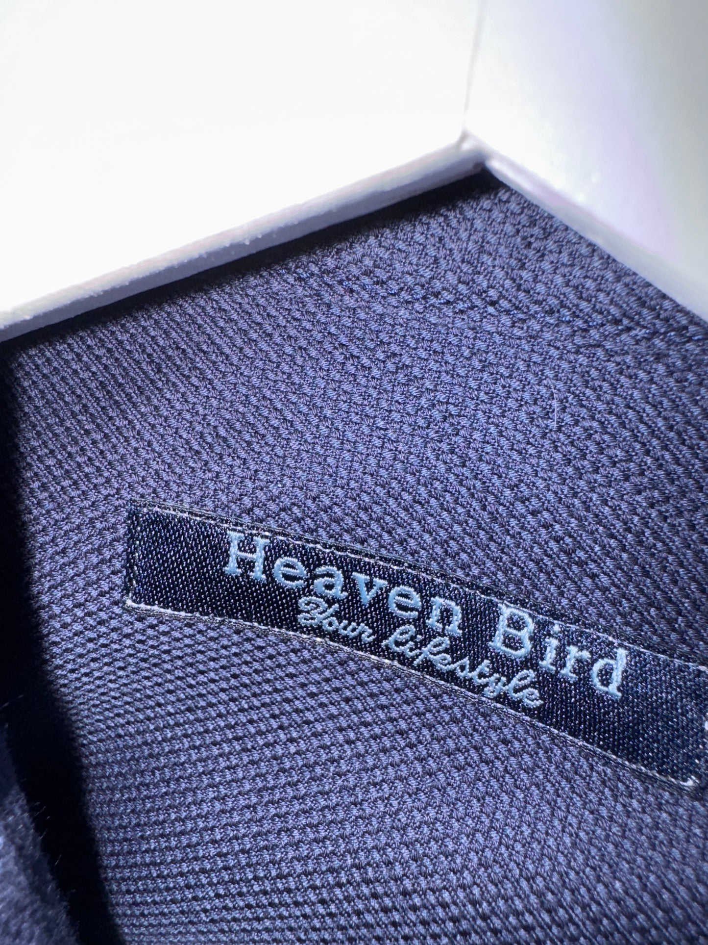 Cămașa premium tall Navy blue din poplin gros de bumbac