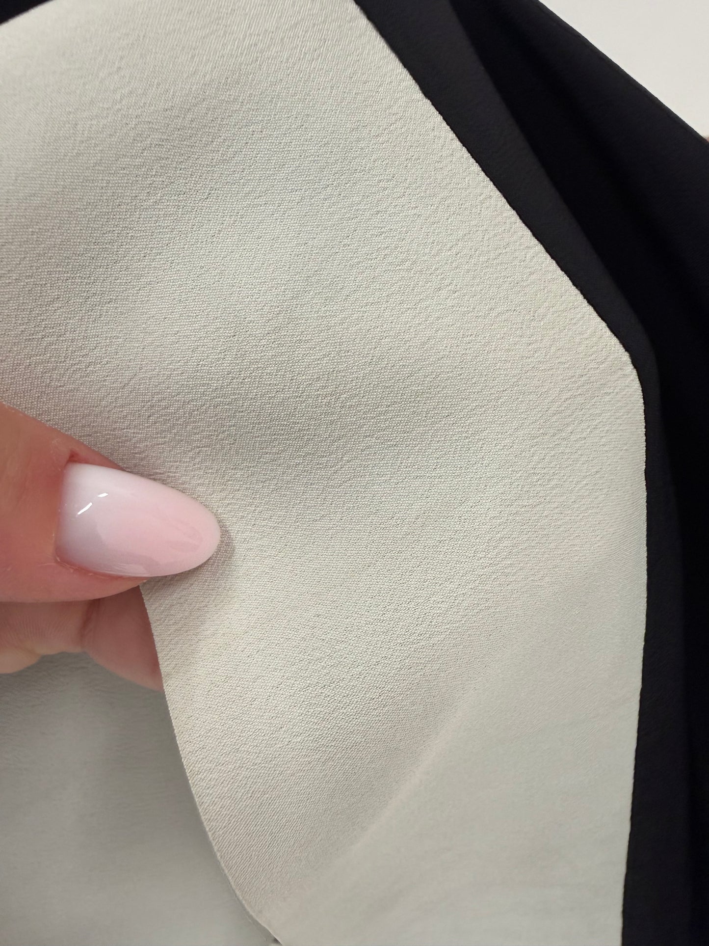 Fusta vintage luxury Pierre Cardin plisata din mătase naturală cu tiv contrastant