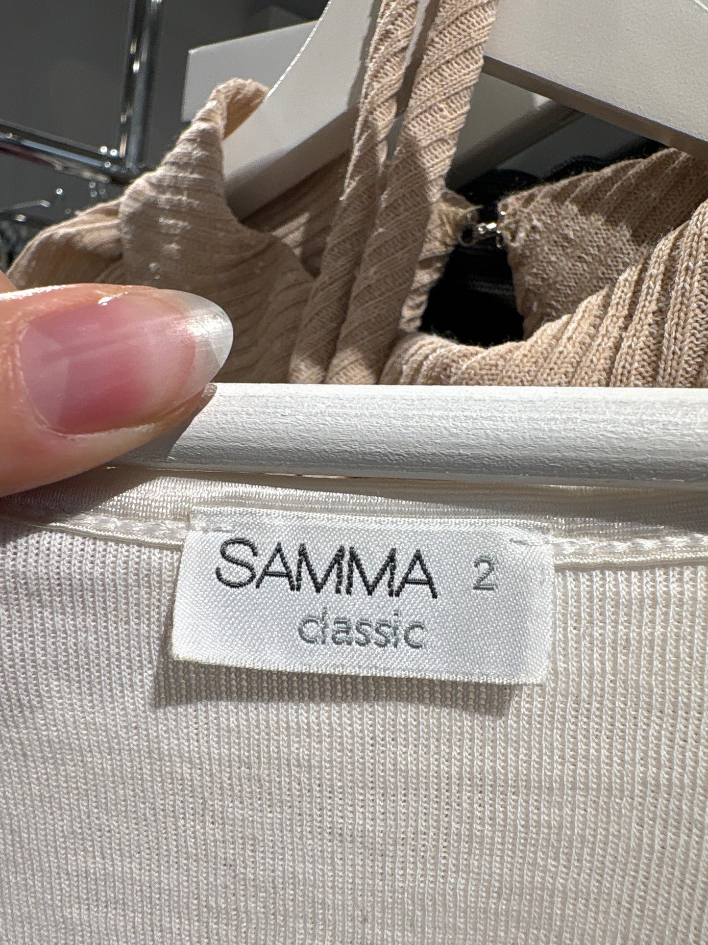 Top italian cu interior de bumbac și exterior de lana extrafina