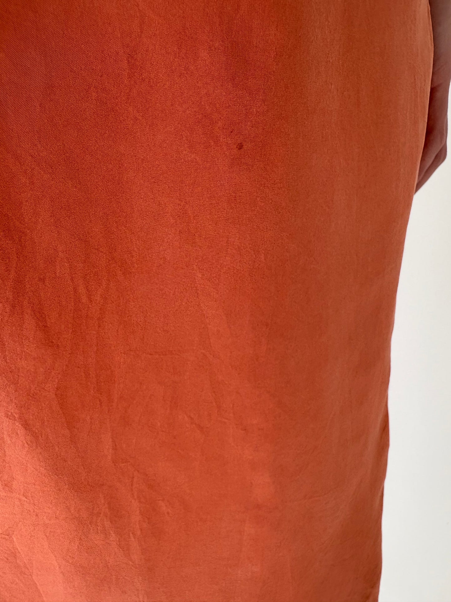 Rochie vintage din mătase naturală cu talie ultra înaltă marcată