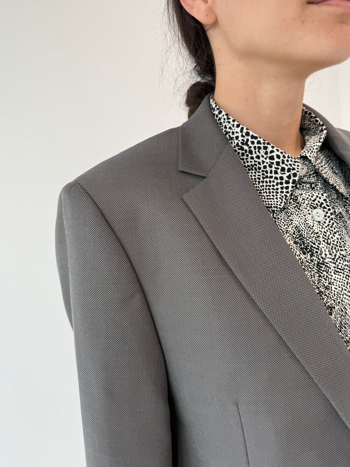 Sacou de brand luxury Paul Smith din stofita ultra fină de lana în croi actual