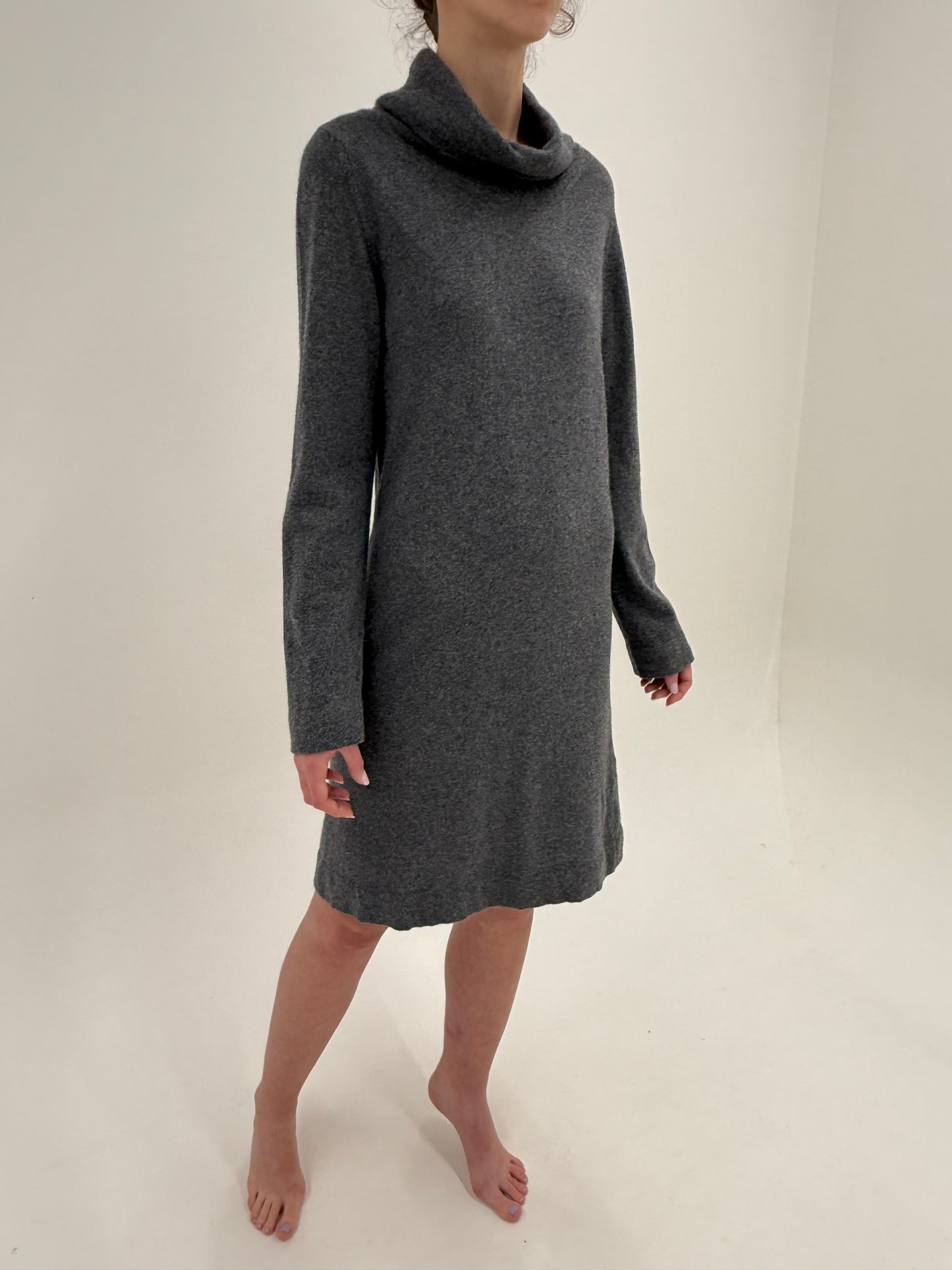 Rochie tip maleta Marella by Max Mara din lana extrafina pebble gray