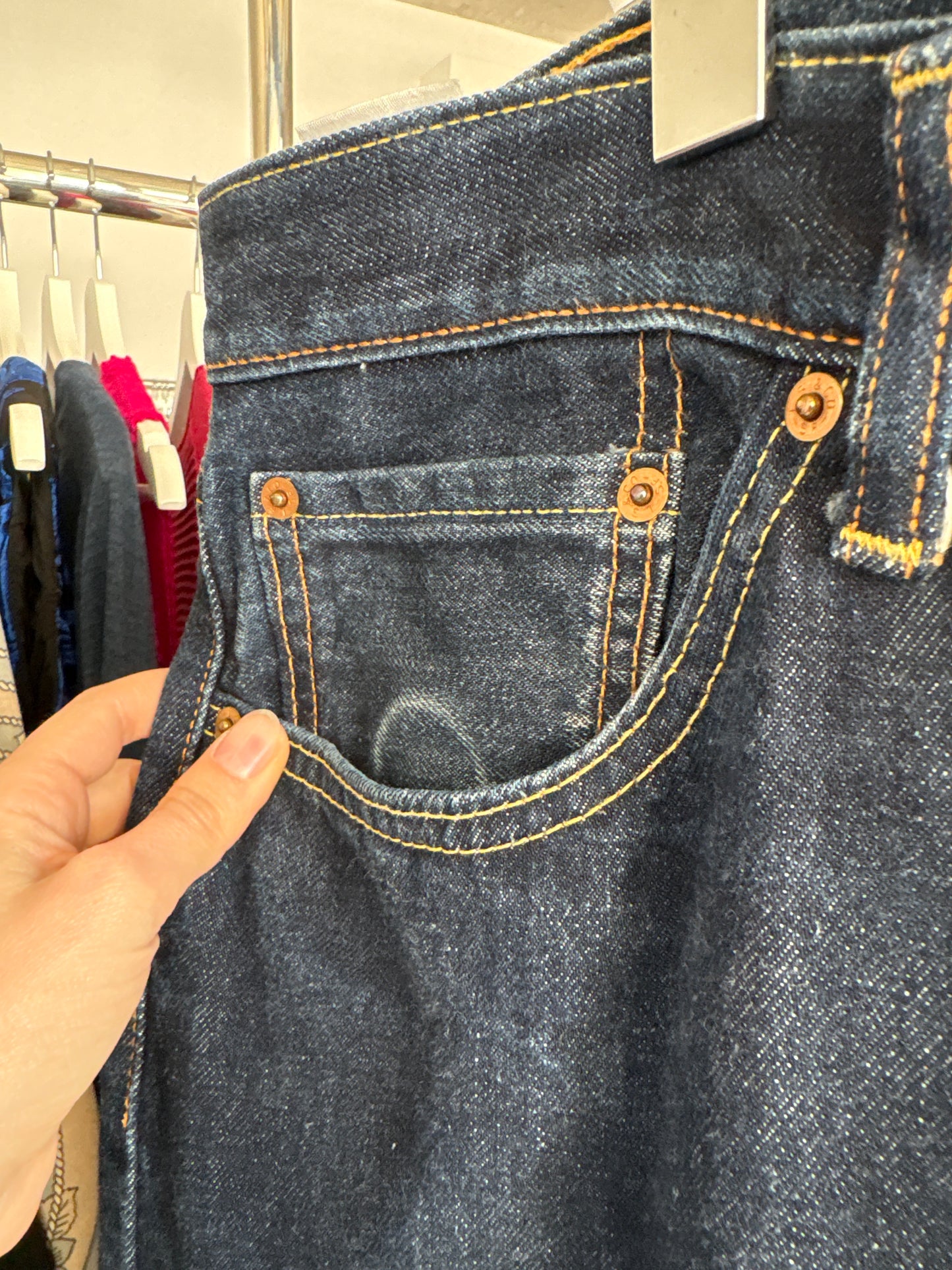 Jeans dark wash Levi’s 751 straight leg