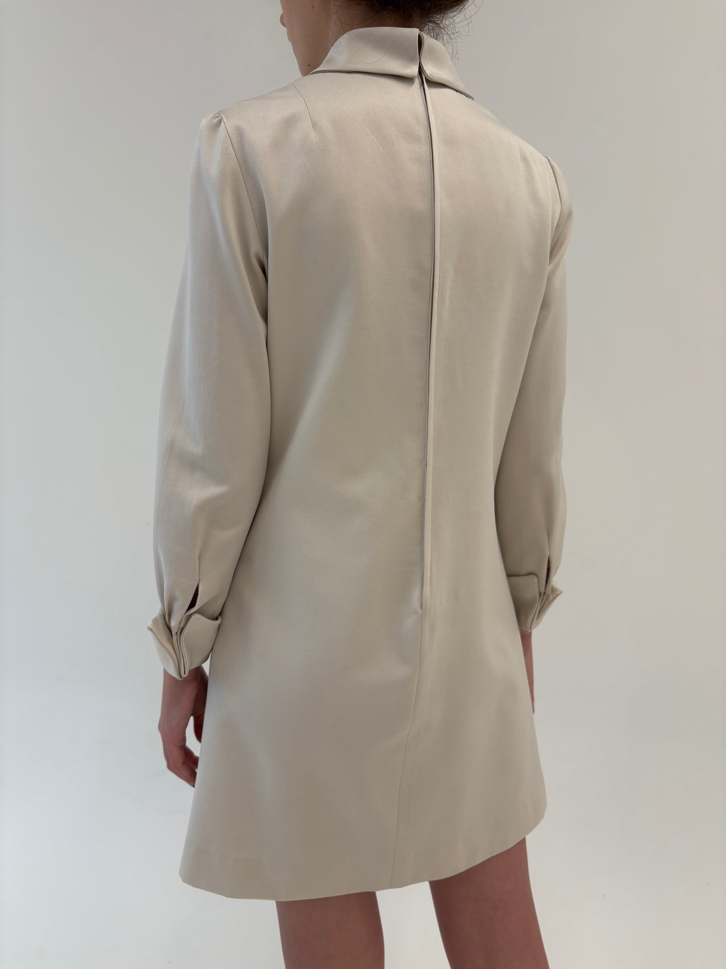 Chemise tuxedo dress Old vintage anii 70 italiană de la business la seara