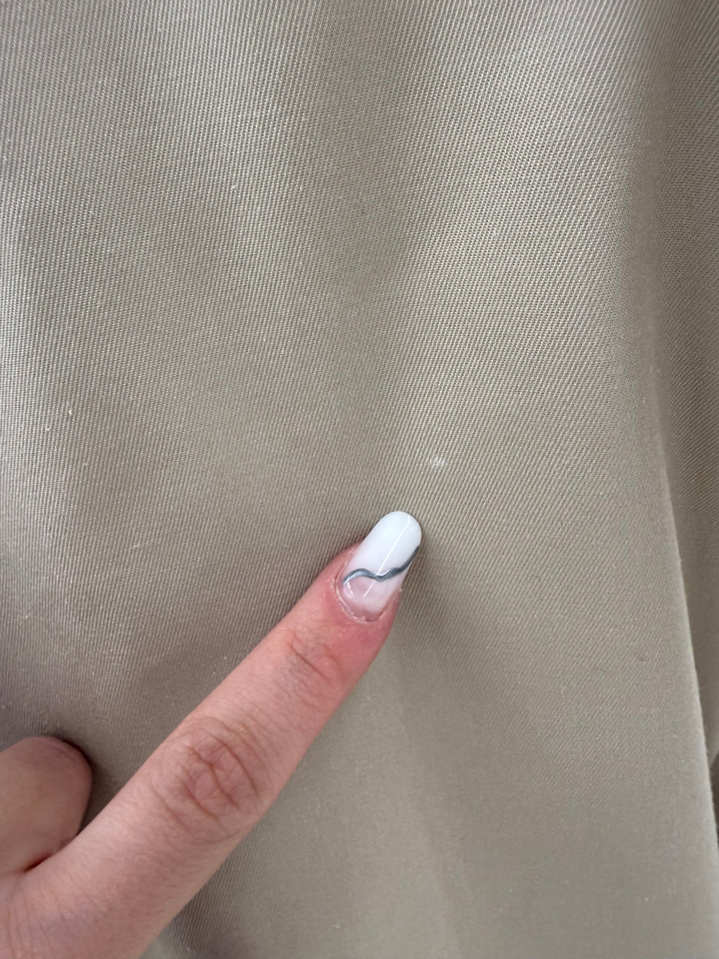 Trench vintage camel din gabardină impermeabilă cu talie ultra înaltă marcată