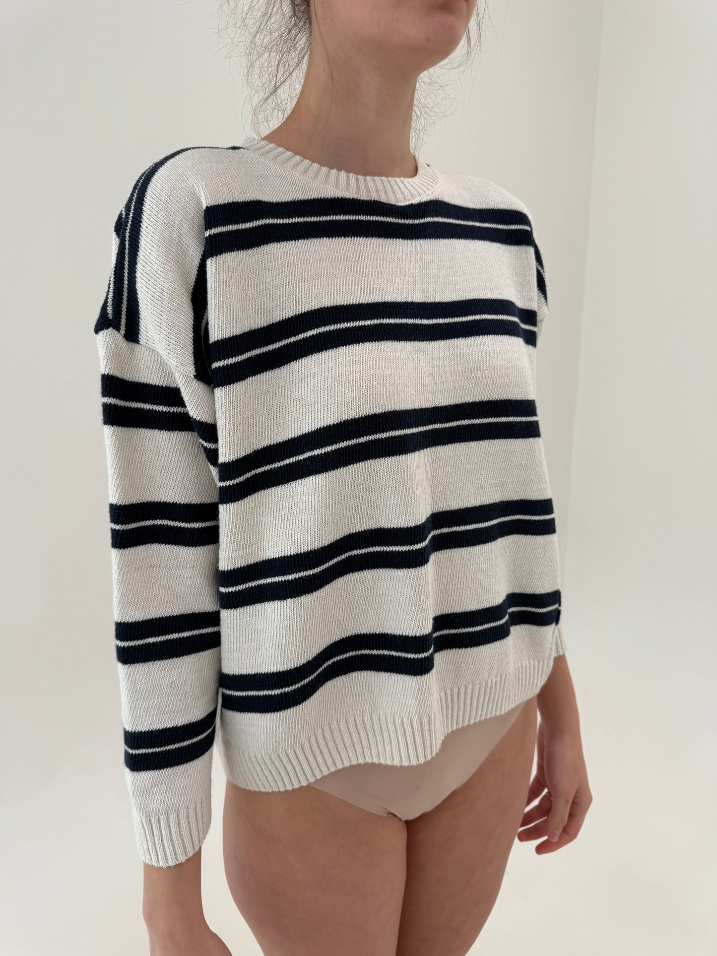 Soft knit in dungi din bumbac premium de gramaj mare în croi oversized