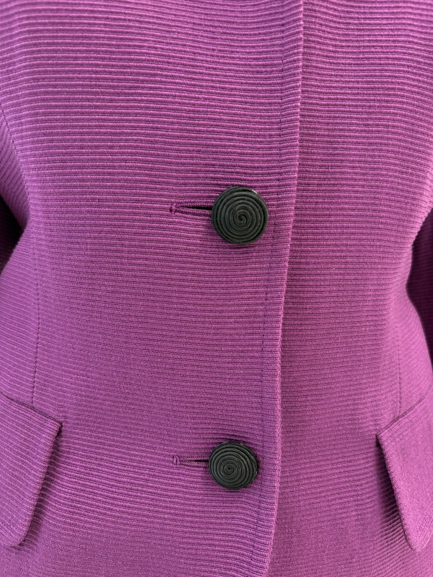 Sacou old vintage luxury Guy Laroche anii 80 din lana extrafina structurată