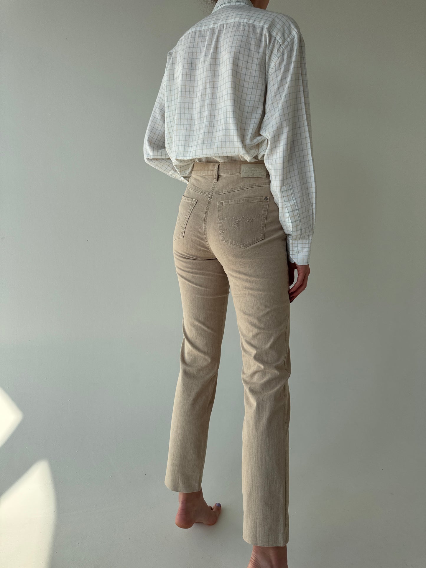 Jeans premium modelator camel