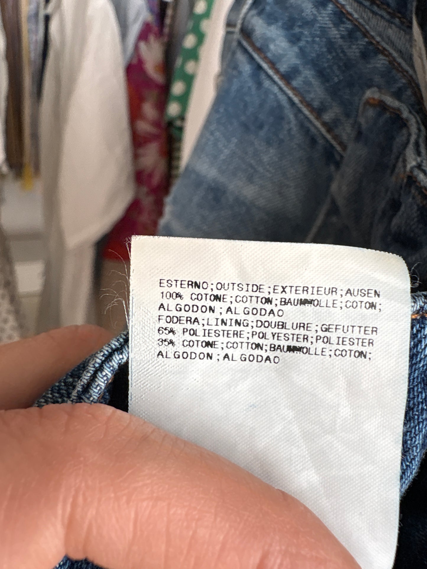 Jeans petite Balmain / capri tall distress effect classic wash
