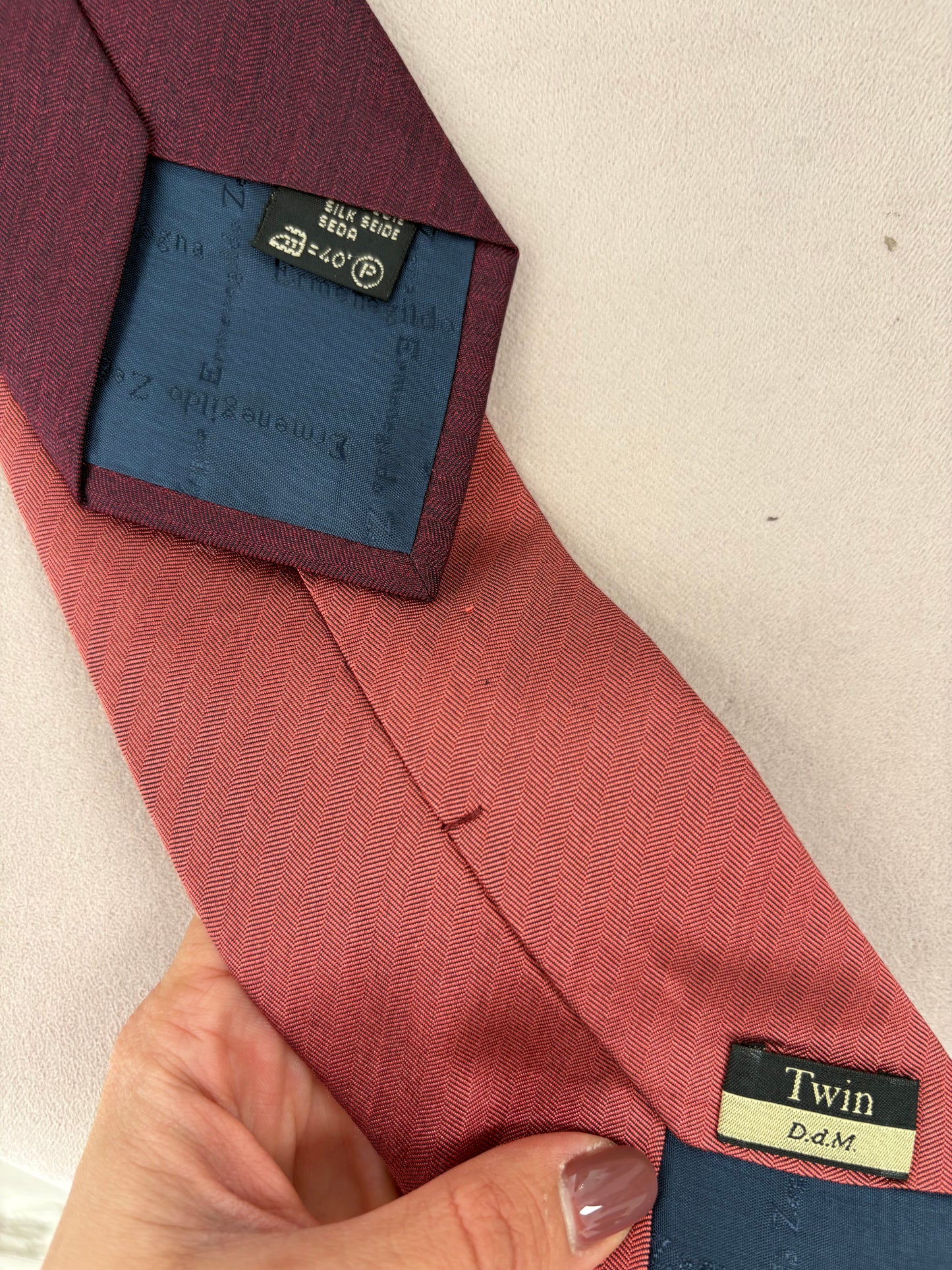 Cravata ultra luxury Twin de la Zegna