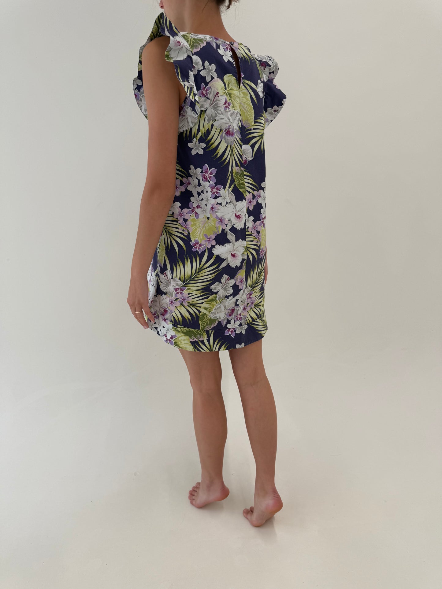 Rochie Max&Co by Max Mara din bumbac premium cu print organic si volane