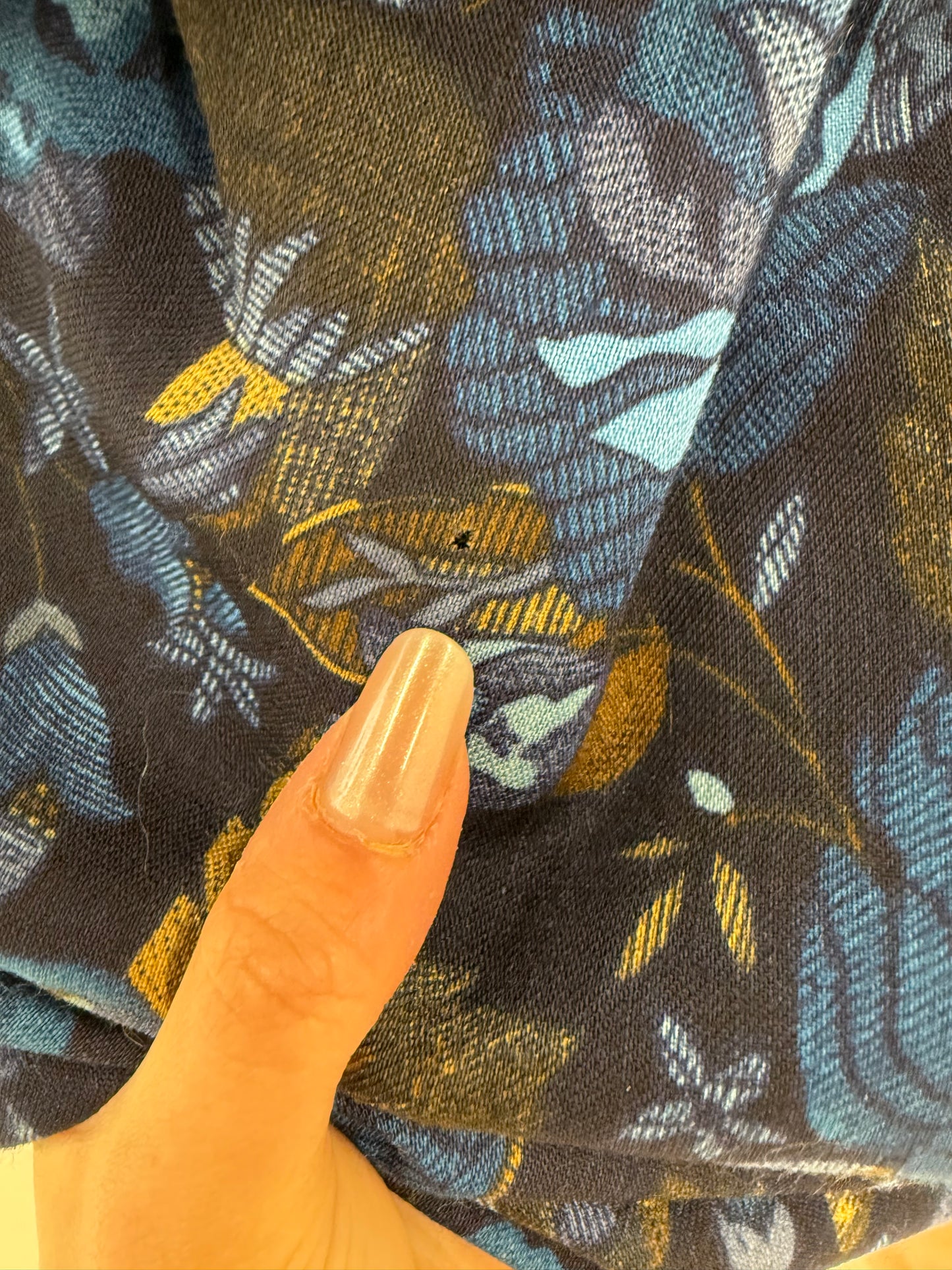 Rochie vintage cu talie marcată reglabilă cu print paisley în nuanțe de albastru