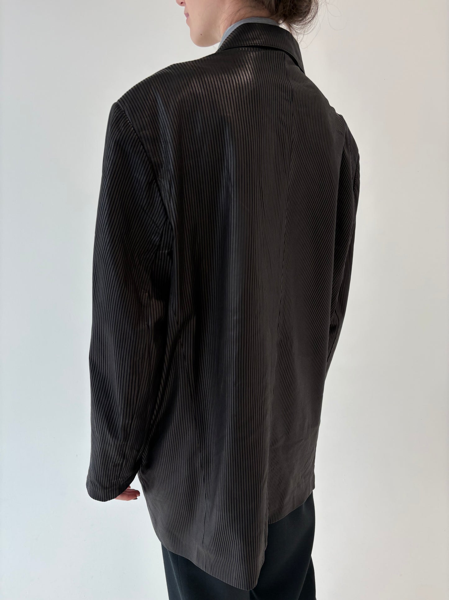 Sacou plus size din piele naturală extrem de moale