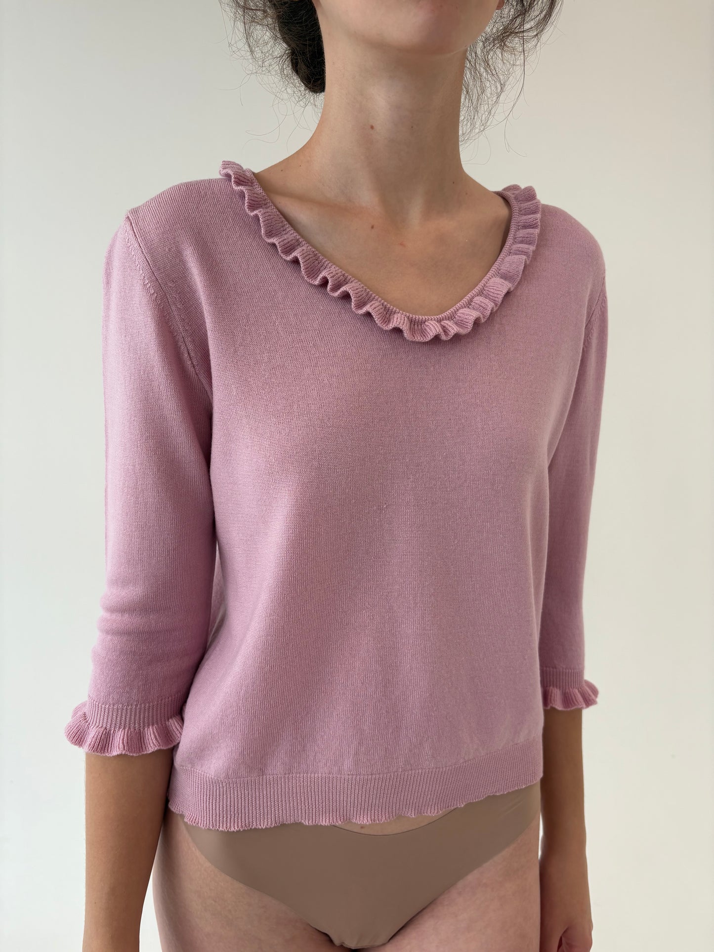 Pulover de brand luxury italian din lana merino extrafina pura virgină certificată