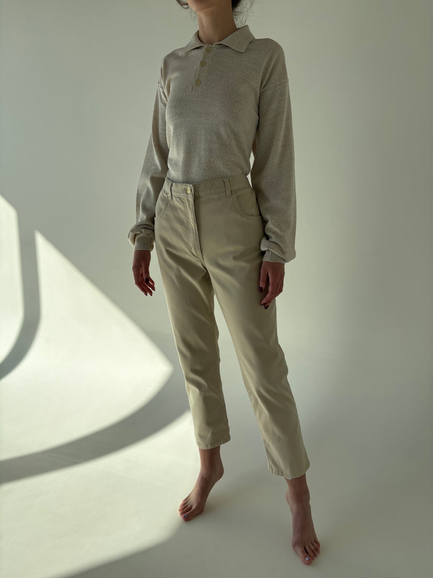 Jeans camel vintage ultra confort modelatori