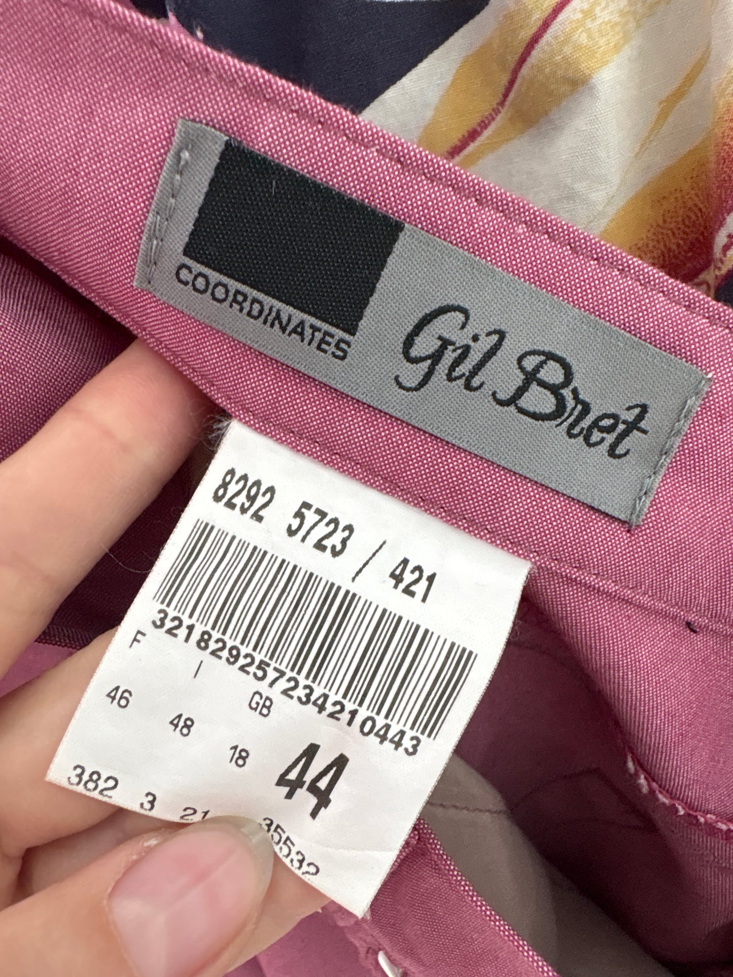 Pantaloni dusty rose Pink de vara cu talie ultra înaltă și solduri generoase