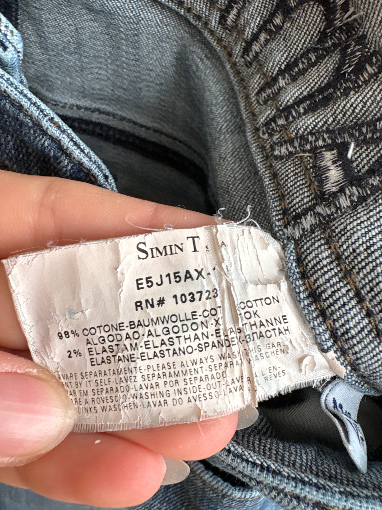 Jeans Armani de vară modelatori