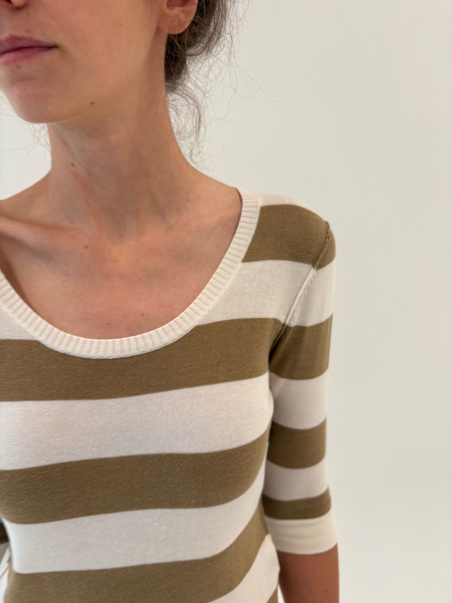 Bluză Dolce & Gabbana din jerse de mătase natural, modal și bumbac