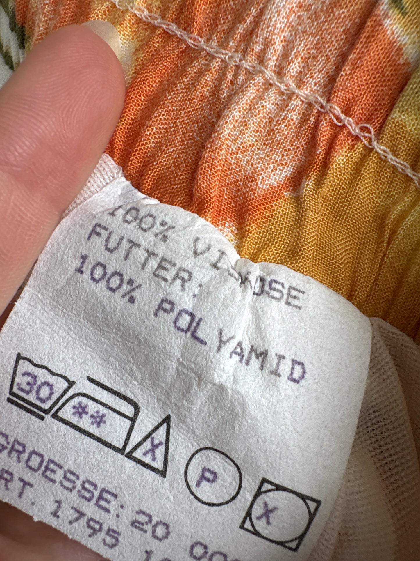Fustă vintage plisată cu print organic superb cu talie ultra înaltă elastică