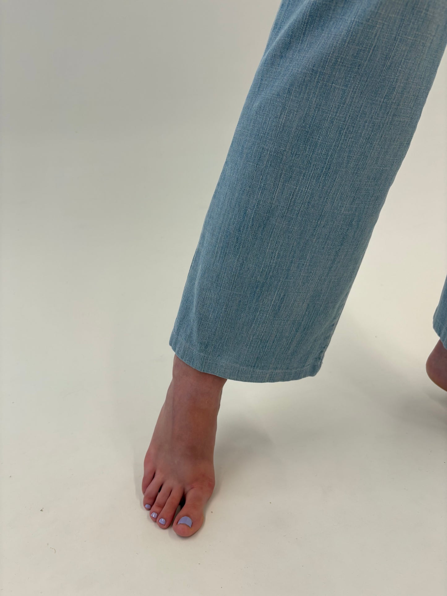 Jeans luxury Trussardi bootcut light wash modelator