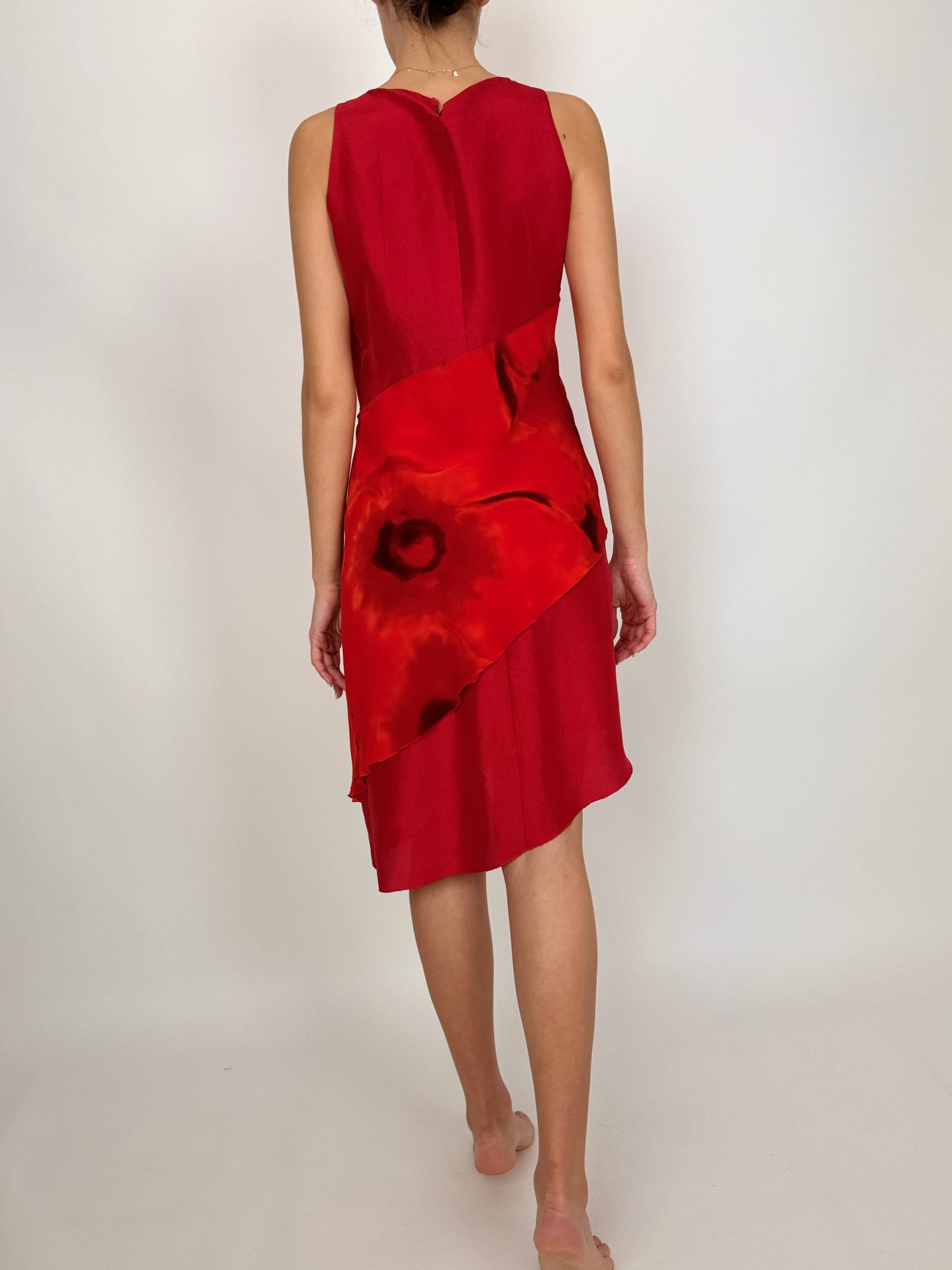 Rochie luxury couture Romeo Gigli din mătase naturală