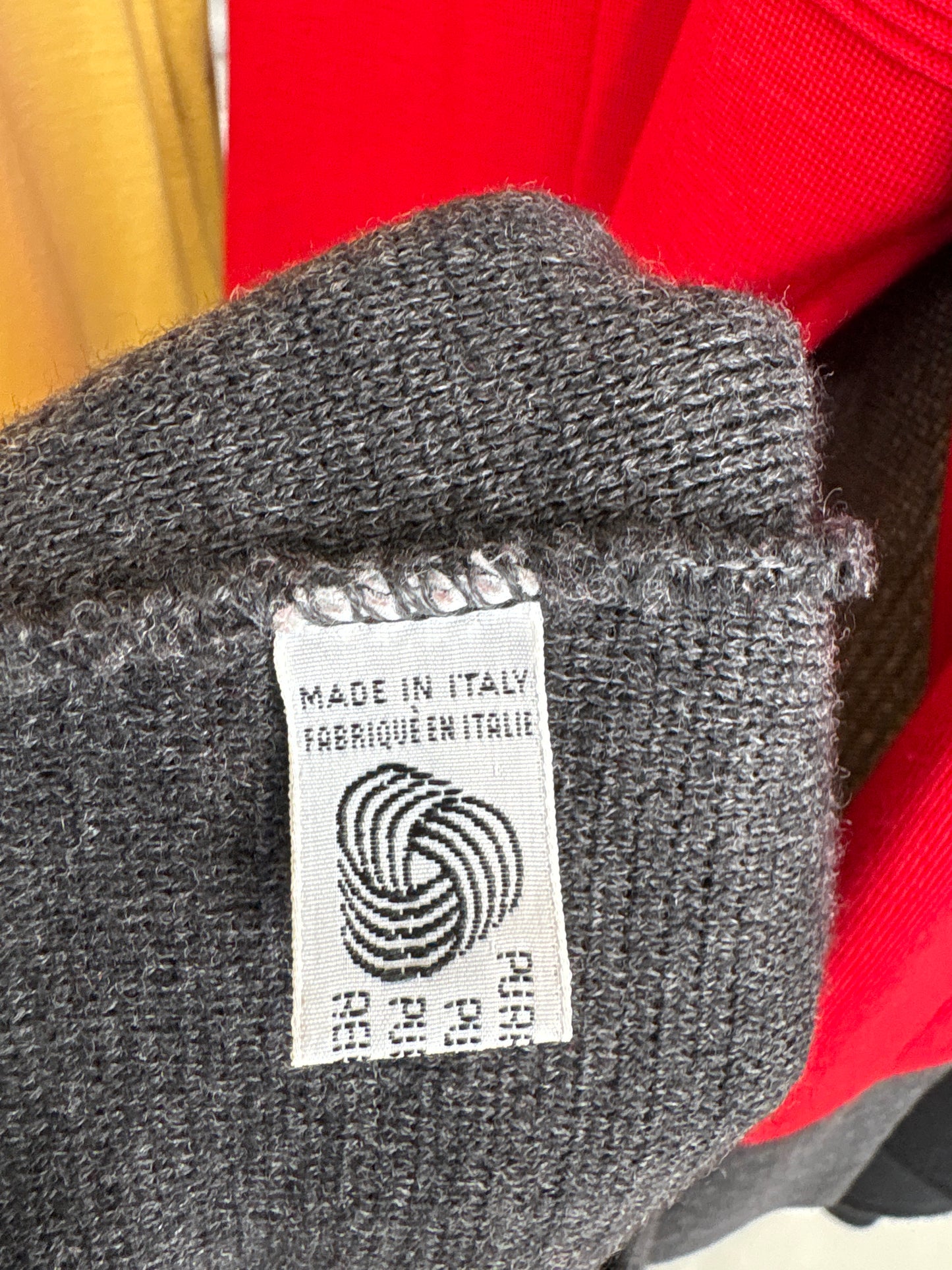 Rochie vintage Fendi colorblock din jerse de lana extrem de fin