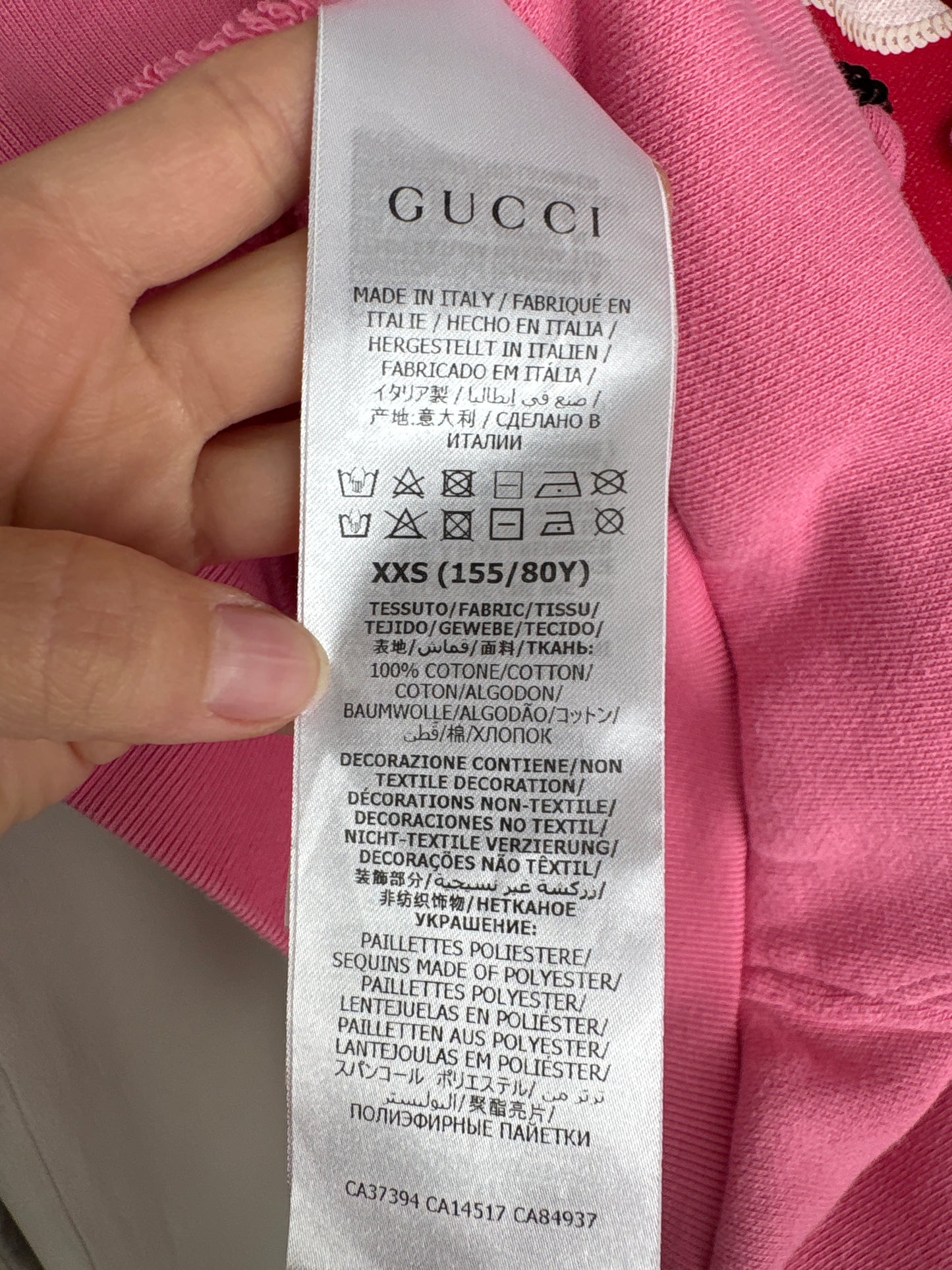 Gucci GG Apple hoodie din colecția Cruise 2020 Alessandro Michele