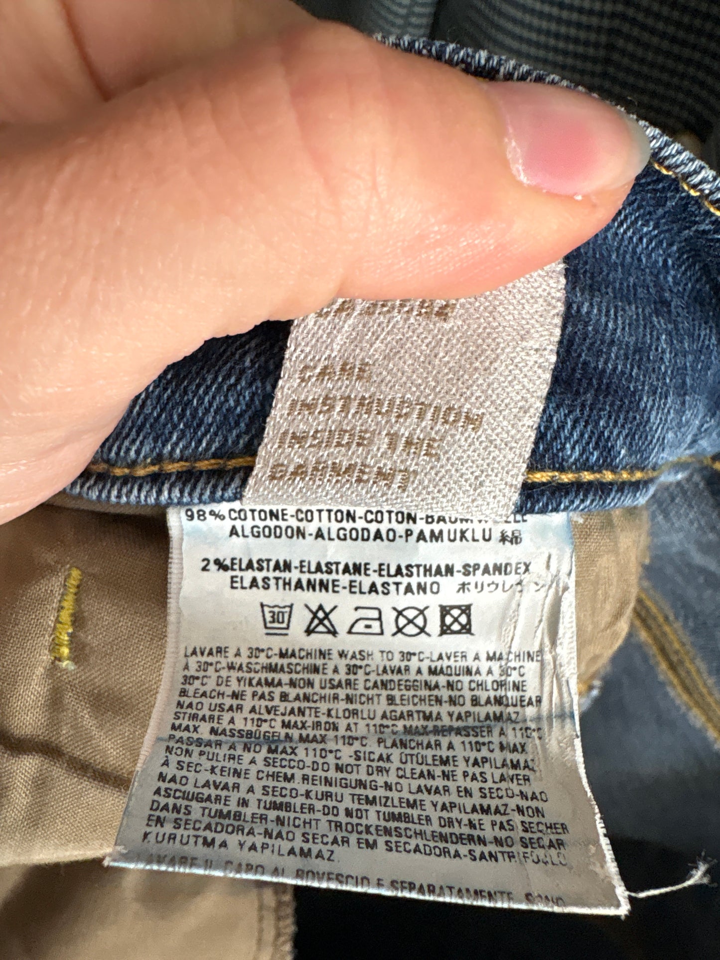 Jeans luxury vintage Diesel classic wash ușor modelator tall