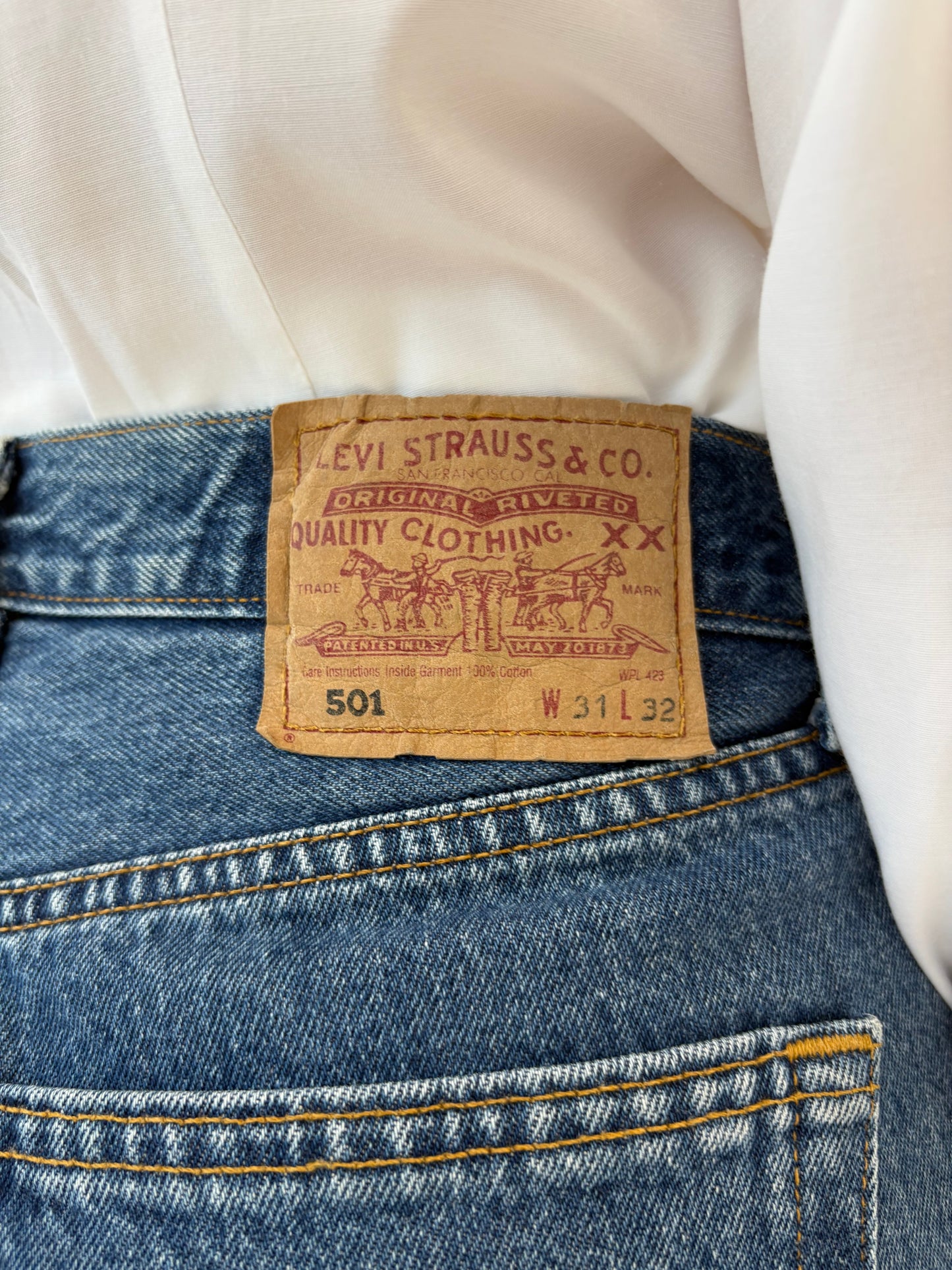 Jeans vintage Levi’s 501 classic wash